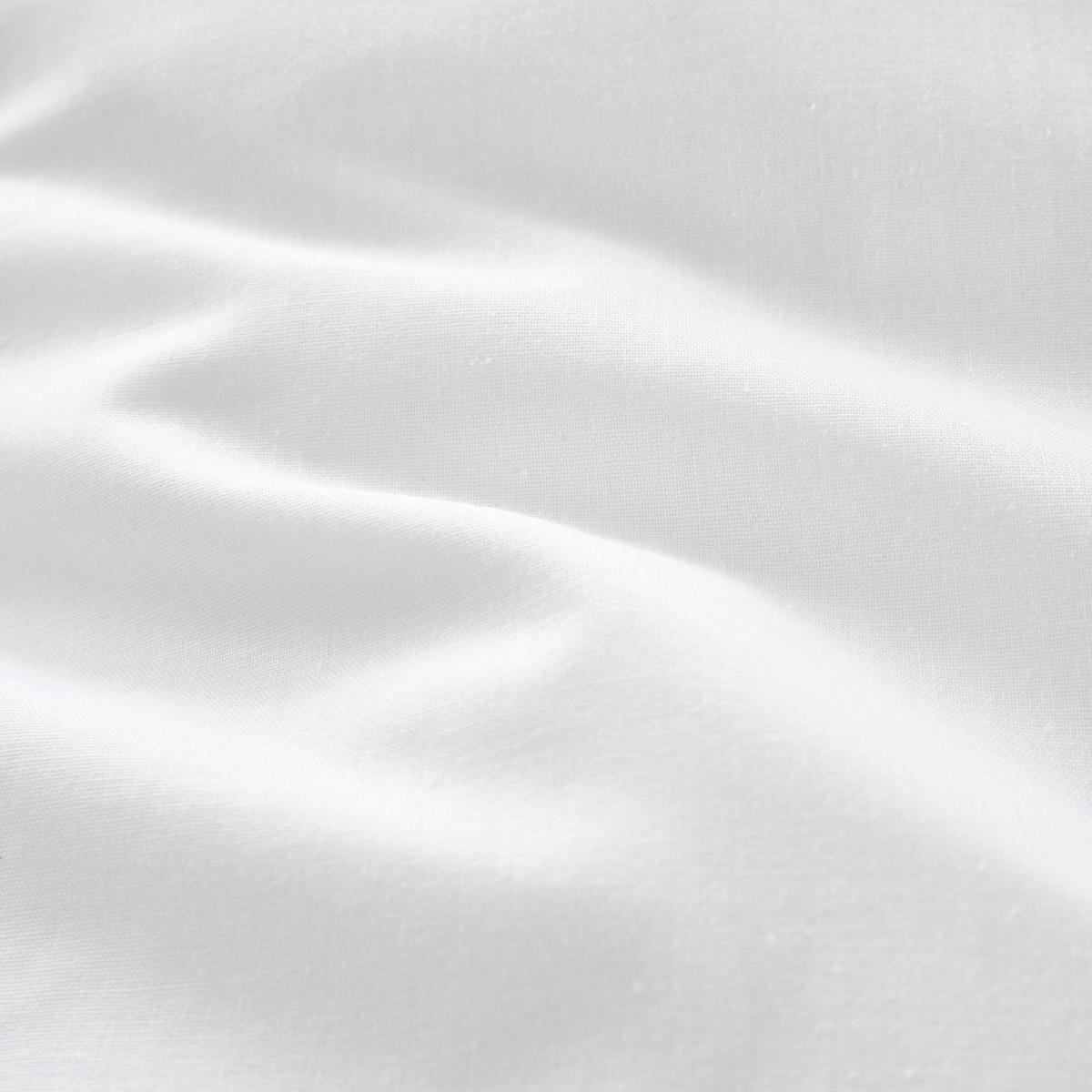 White 100% Organic Cotton Duvet Cover and Pillowcase Set Organic Cotton White – image 3