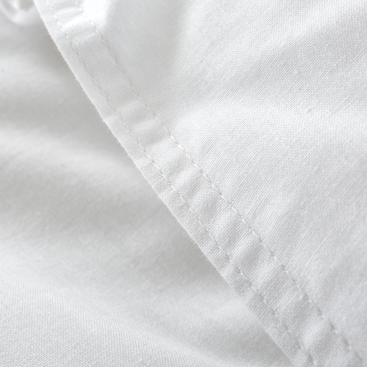 White 100% Organic Cotton Duvet Cover and Pillowcase Set Organic Cotton White – image 4