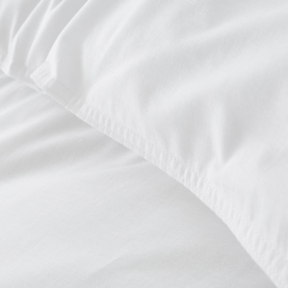 White 100% Organic Cotton Duvet Cover and Pillowcase Set Organic Cotton White – image 5
