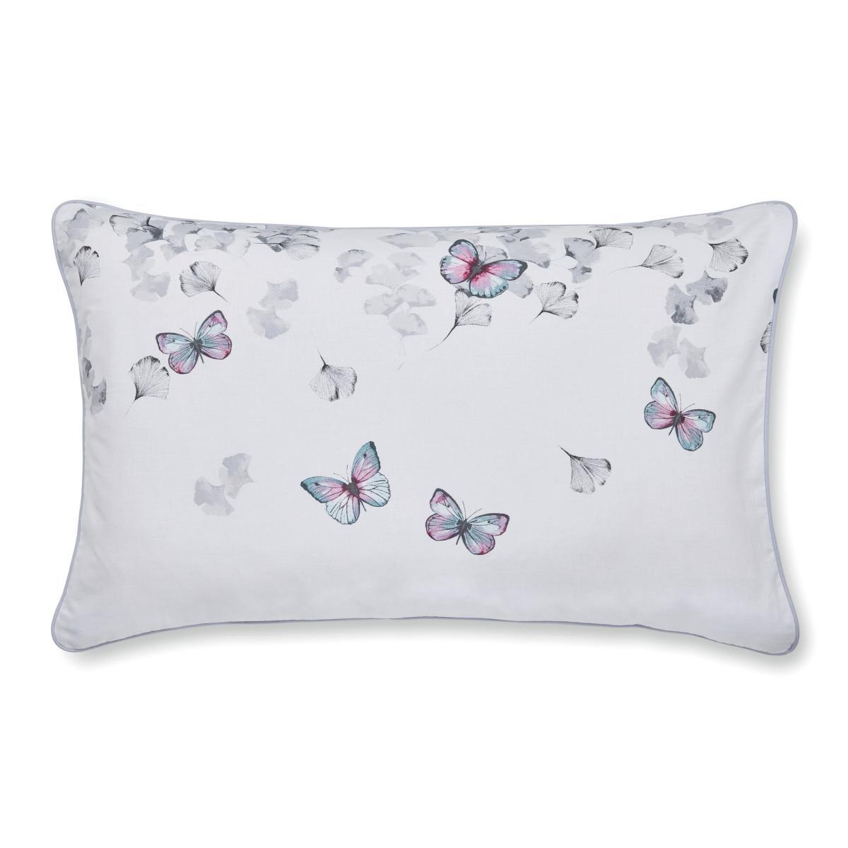 Ginkgo Butterfly White Reversible Duvet Cover and Pillowcase Set White – image 7