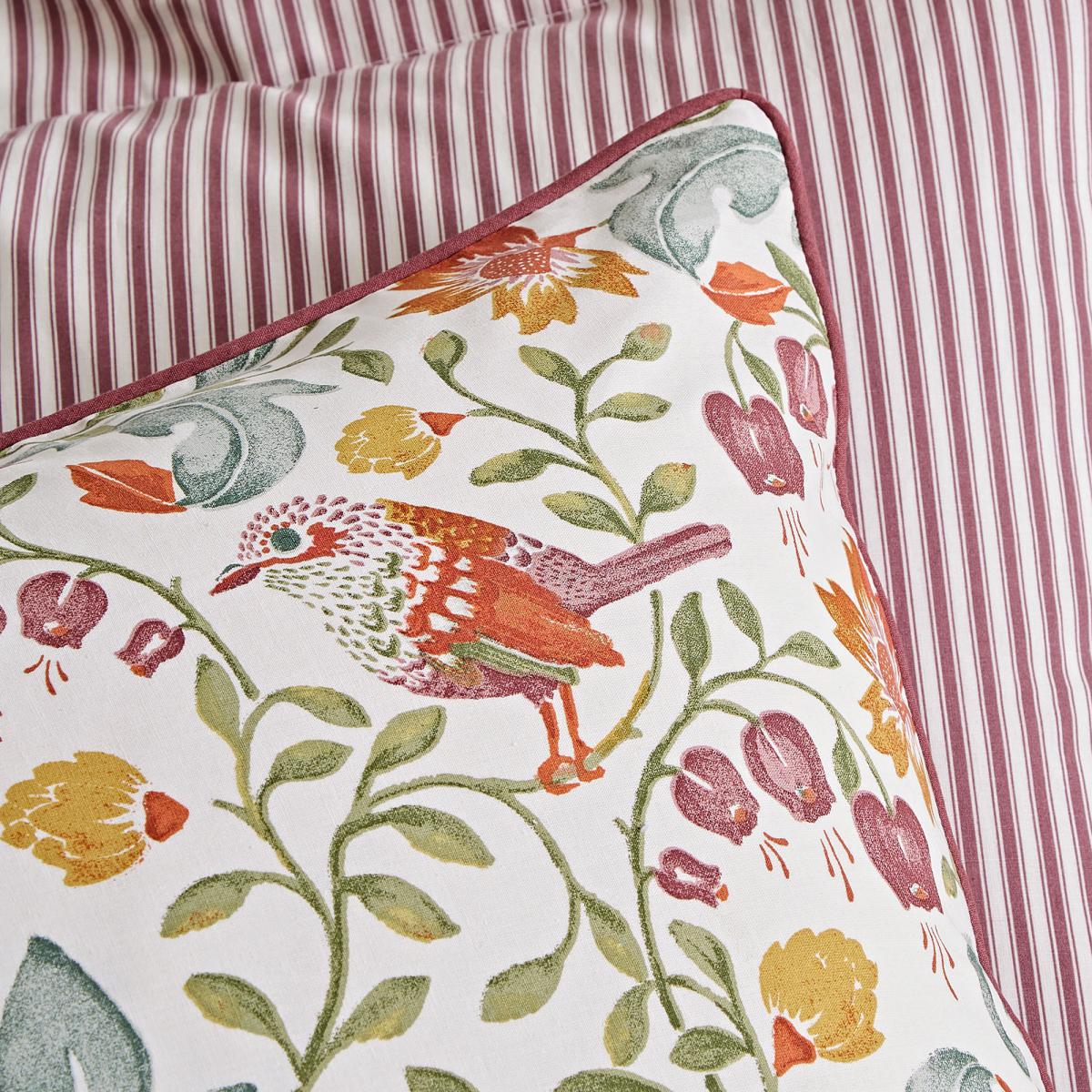Ruskin Red 100% Cotton Reversible Duvet Cover and Pillowcase Set Bright Red – image 6