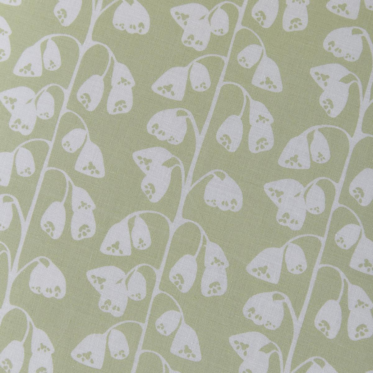 Florentina Green 100% Cotton Reversible Duvet Cover and Pillowcase Set Green and White – image 7