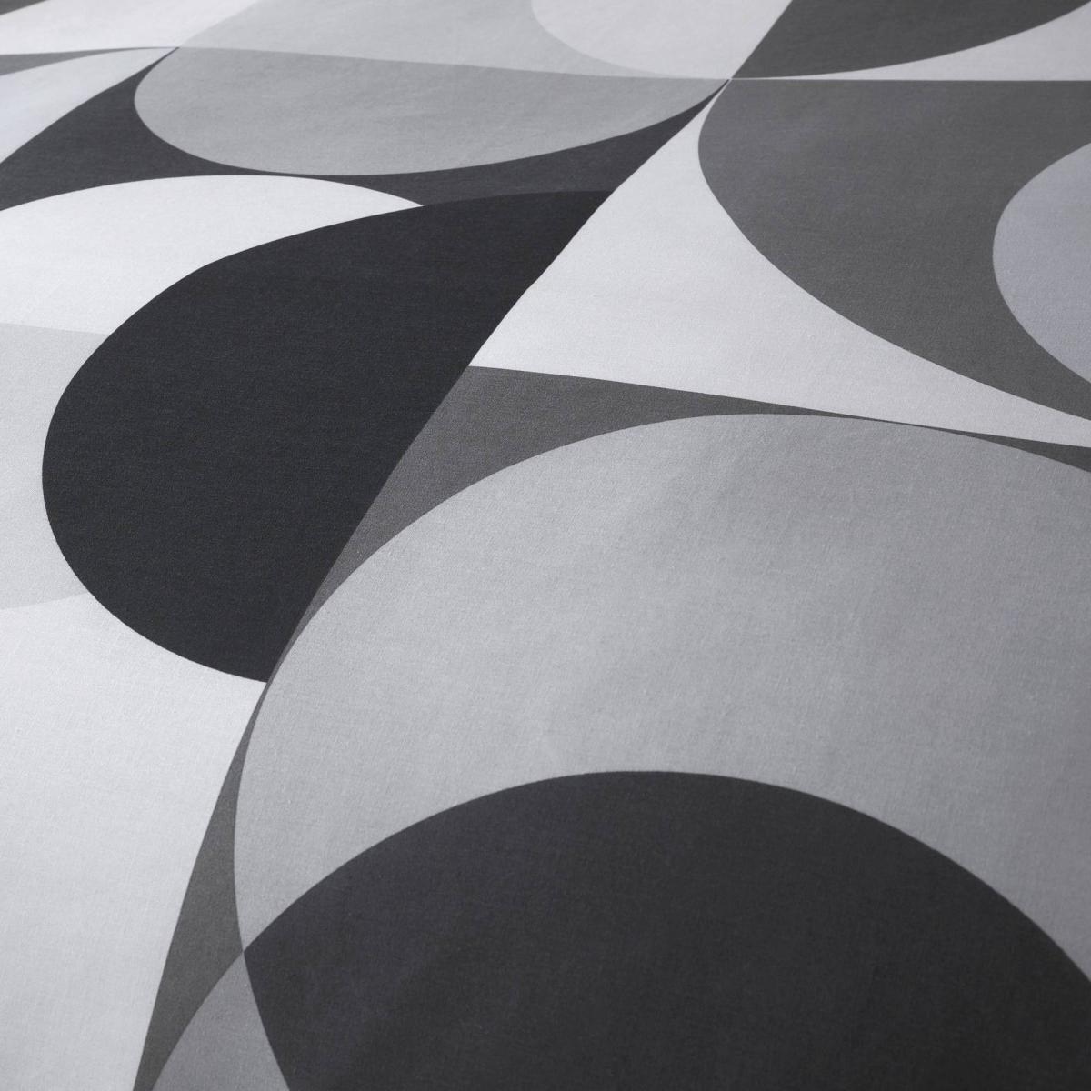 Catherine Lansfield Sirkel Geo Monochrome Duvet Cover and Pillowcase Set Black and white – image 4