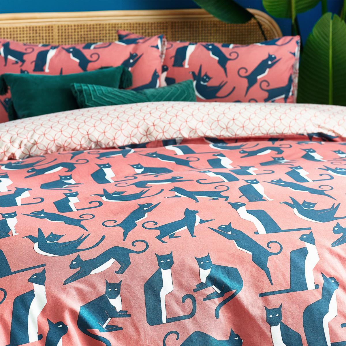 Furn. Kitta Pink Watermelon Duvet Cover and Pillowcase Set Pink – image 3
