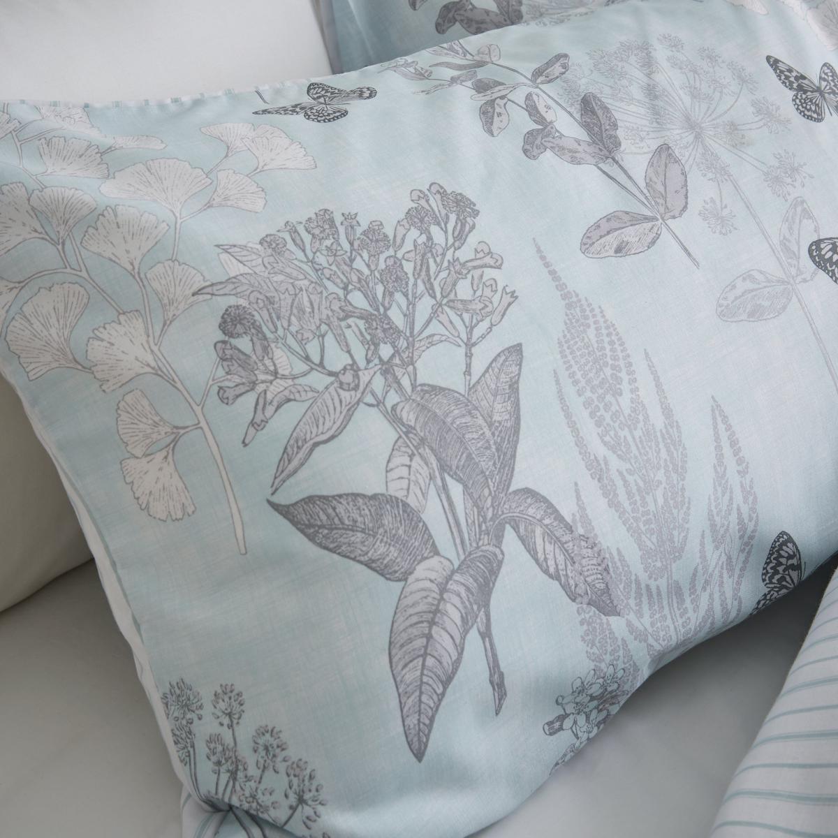 Catherine Lansfield Floral Butterfly Duck Egg Duvet Cover and Pillowcase Set Duck Egg (Blue) – image 2