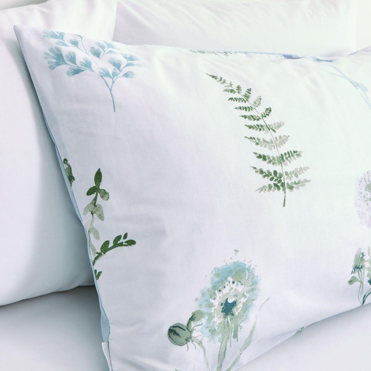 Bianca Meadow Flowers White 100% Egyptian Cotton Duvet Cover and Pillowcase Set White – image 4