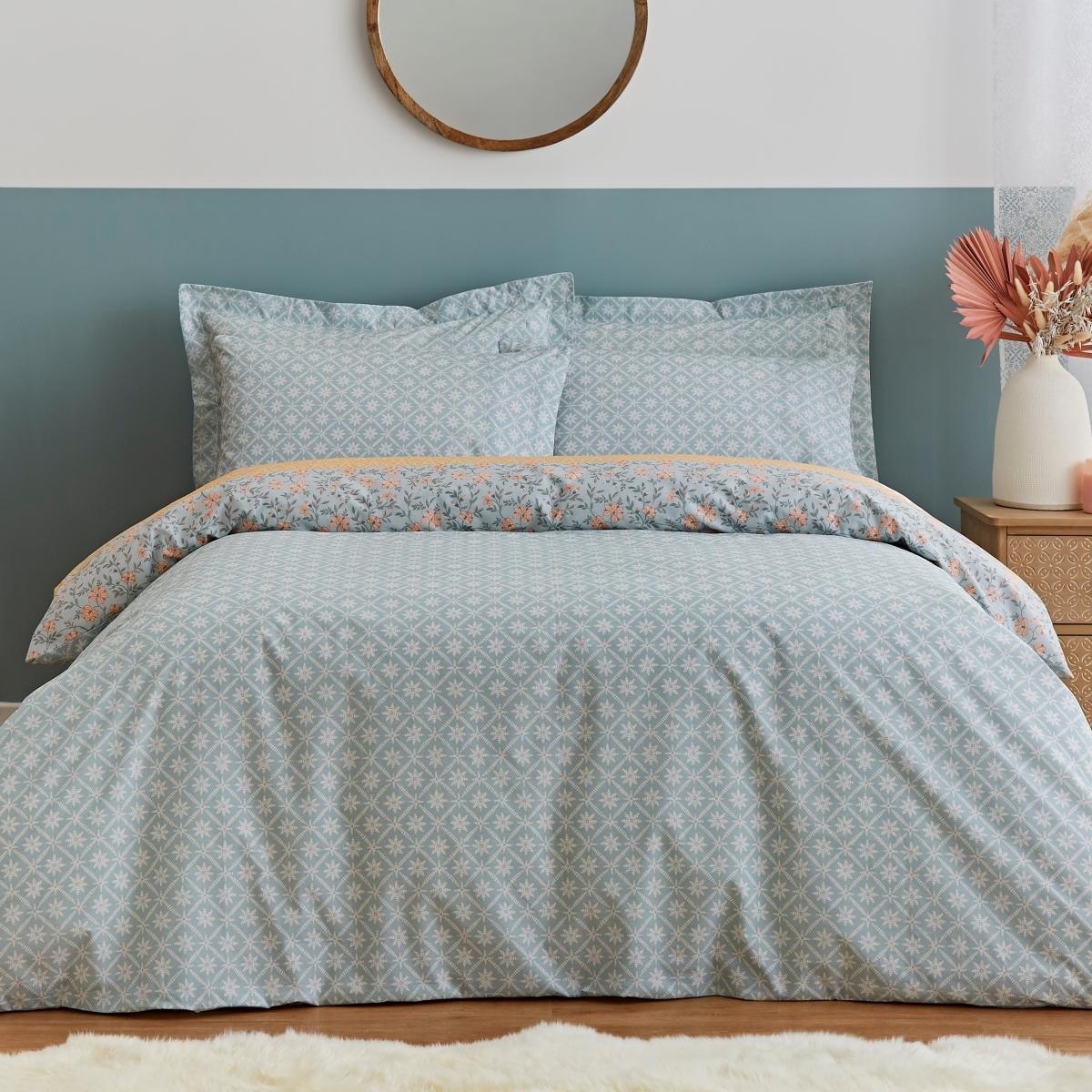 Farrah Duvet Cover and Pillowcase Set MultiColoured – image 2