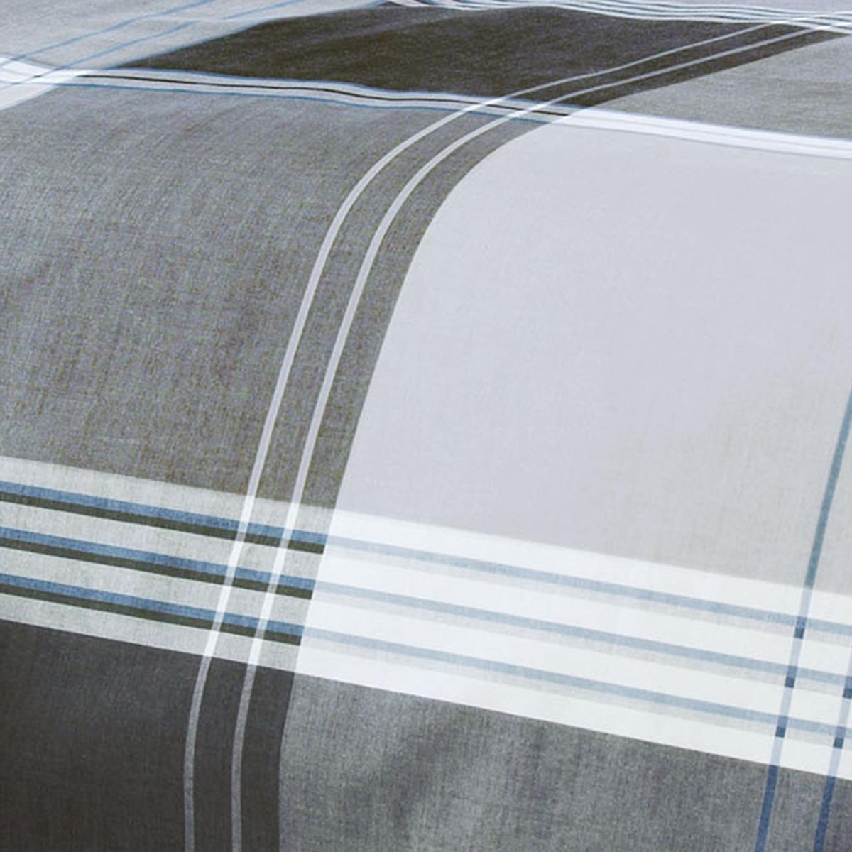 Taylor Blue Reversible Duvet Cover and Pillowcase Set Blue – image 2