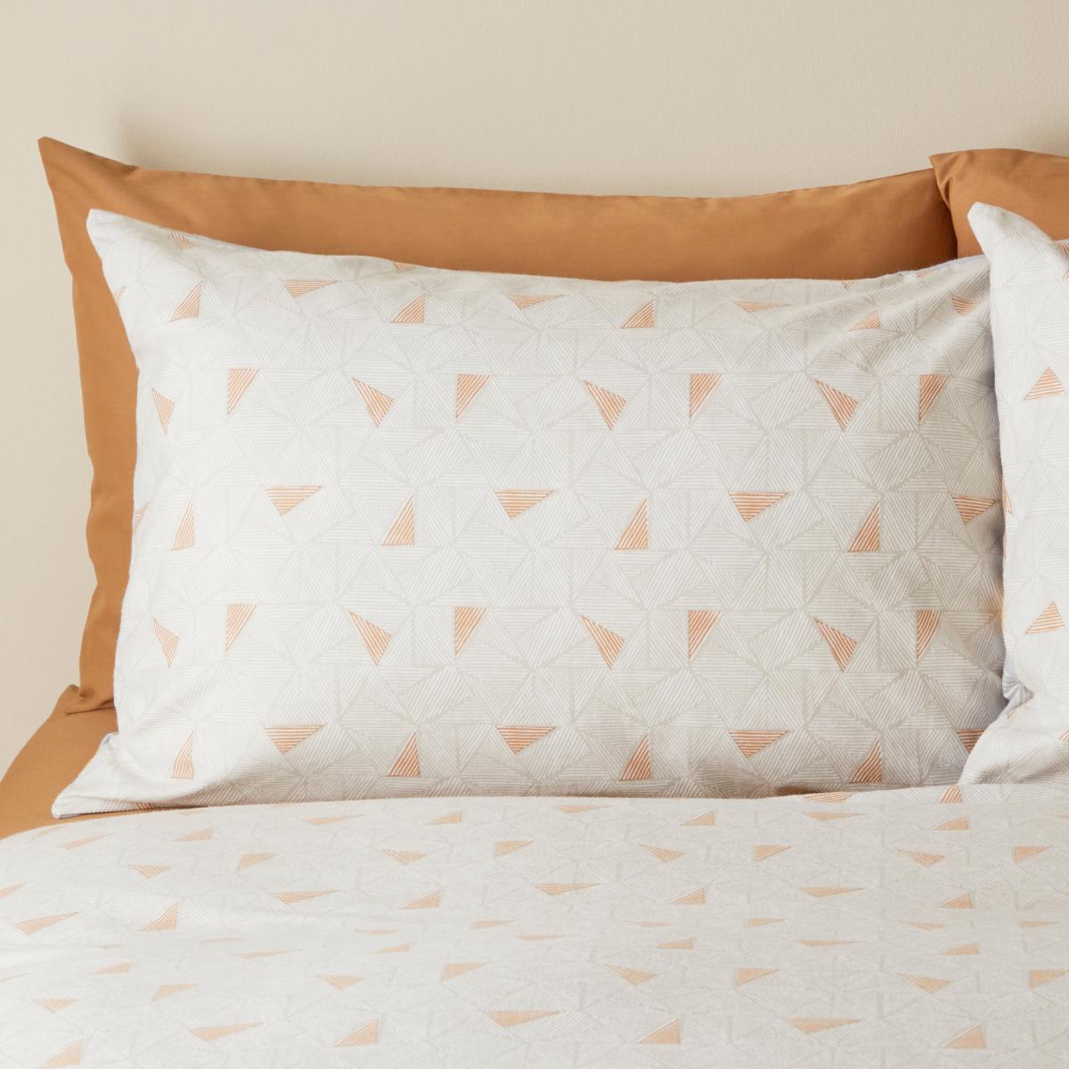 Elements Asa Silver Brushed Cotton Duvet Cover and Pillowcase Set Silver – image 4