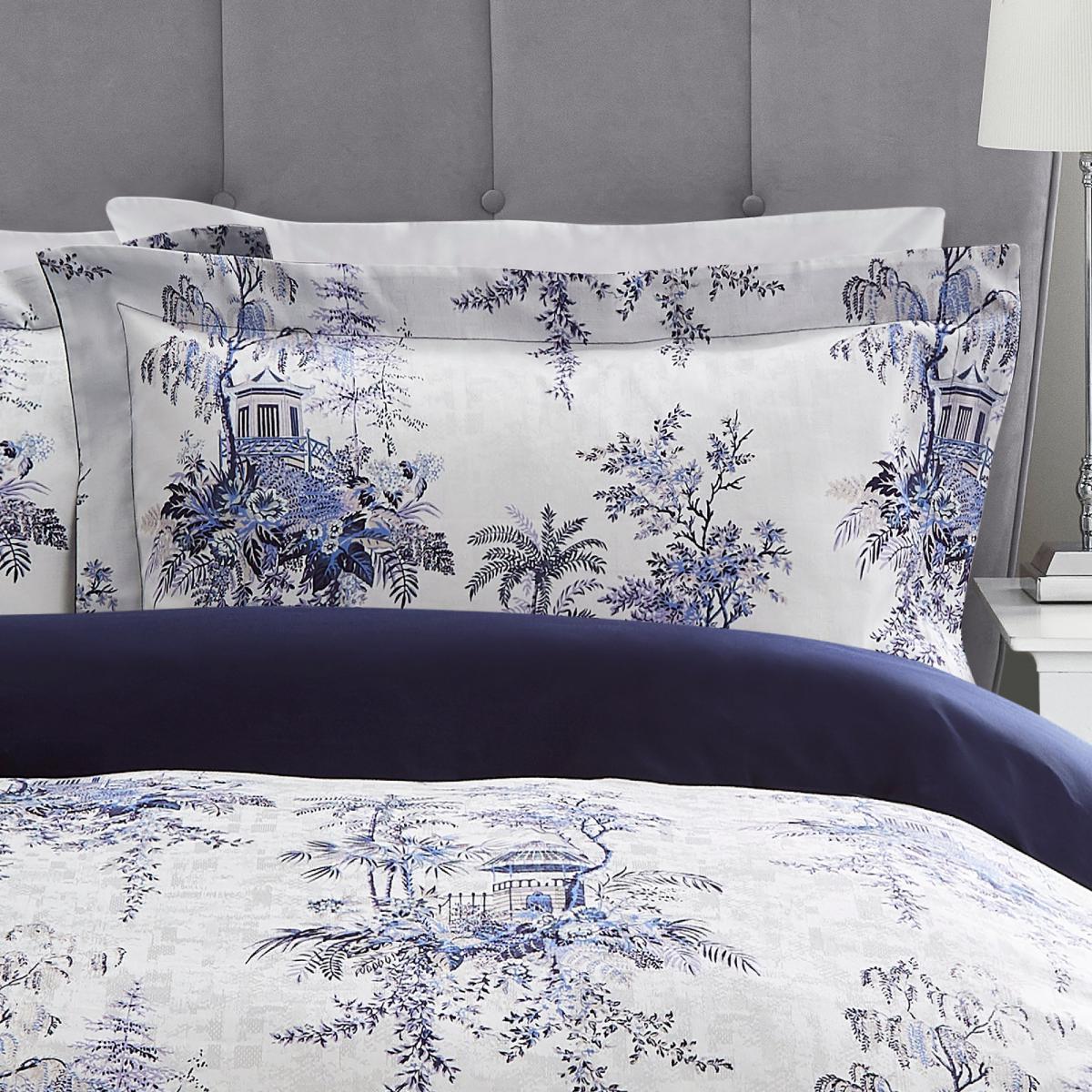 Dorma Madara Floral Reversible 100% Cotton Duvet Cover and Pillowcase Set MultiColoured – image 2
