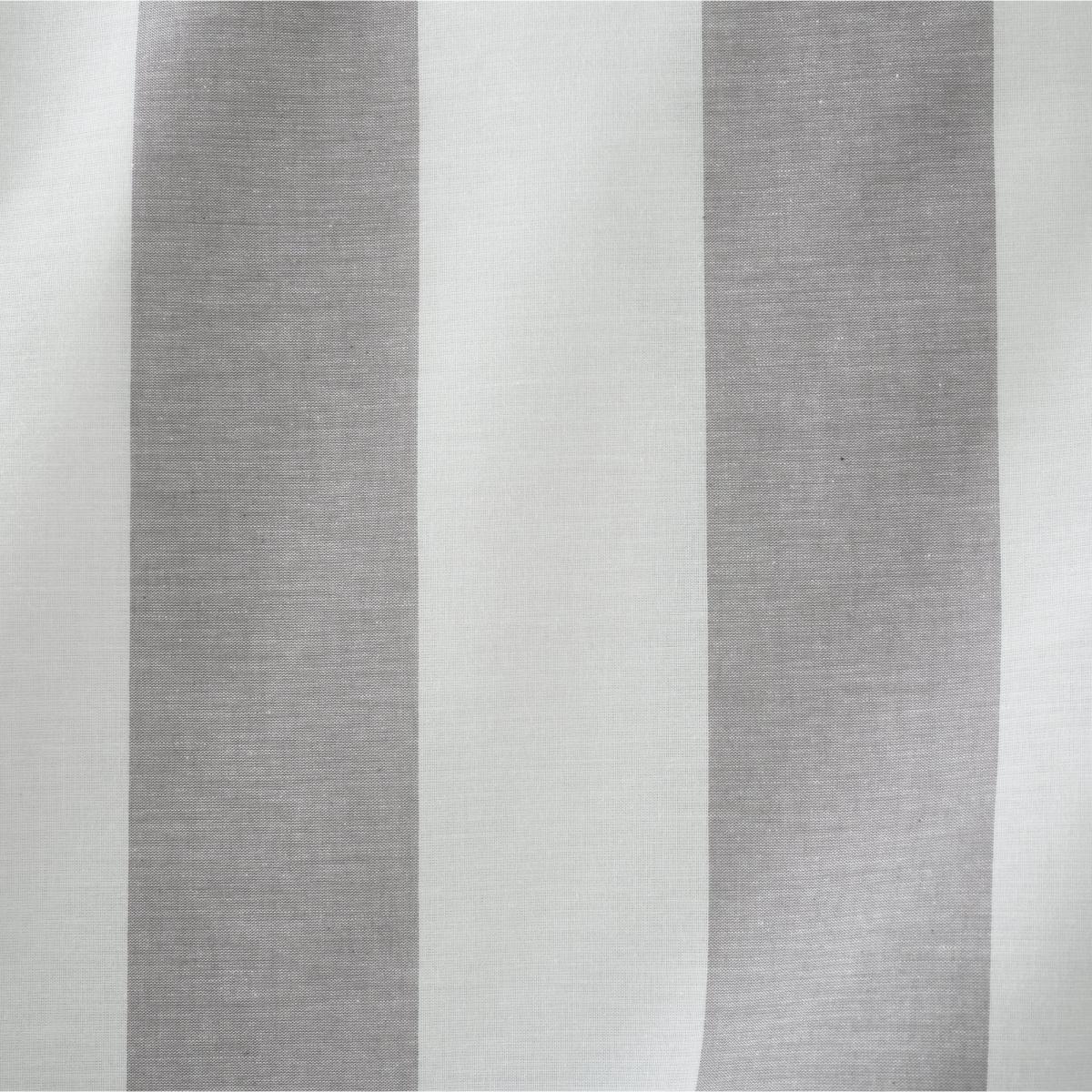 Holmes Steeple Grey Striped 100% Cotton Reversible Duvet Cover and Pillowcase Set Light Grey – image 3