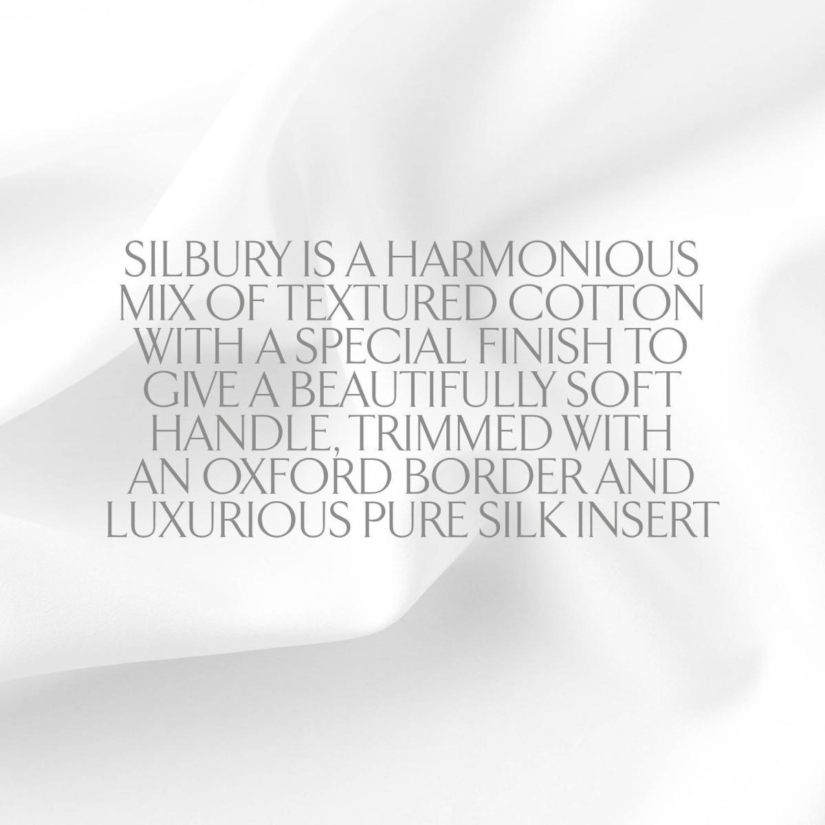 Dorma Purity Silbury Silver Silk Trim 300 Thread Count Duvet Cover and Pillowcase Set Beige – image 7