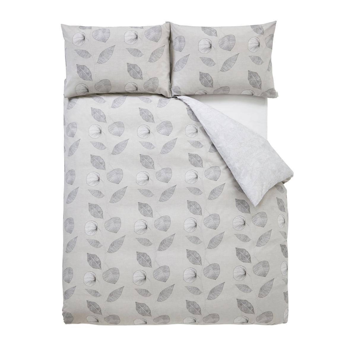 Bianca Cotton Makura 100% Cotton Duvet Cover and Pillowcase Set Natural – image 5