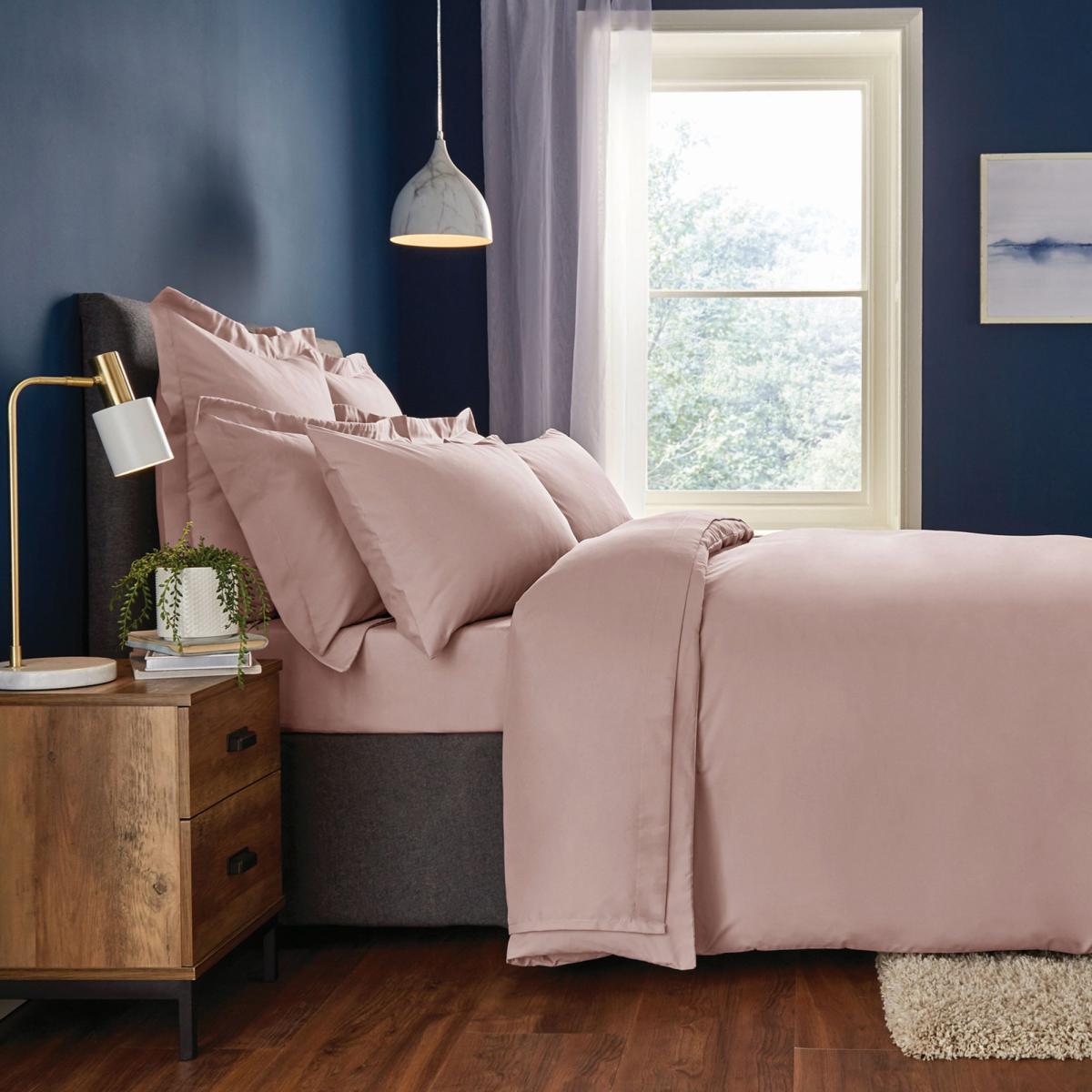 Fogarty Soft Touch Dusky Pink Duvet Cover and Pillowcase Set Dusky Pink – image 2