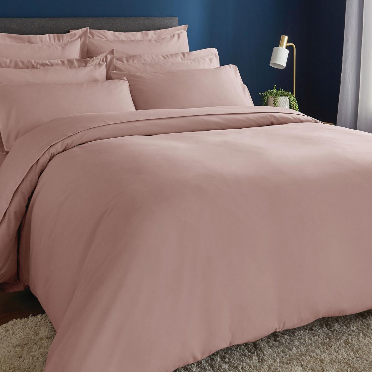 Fogarty Soft Touch Dusky Pink Duvet Cover and Pillowcase Set Dusky Pink – image 3
