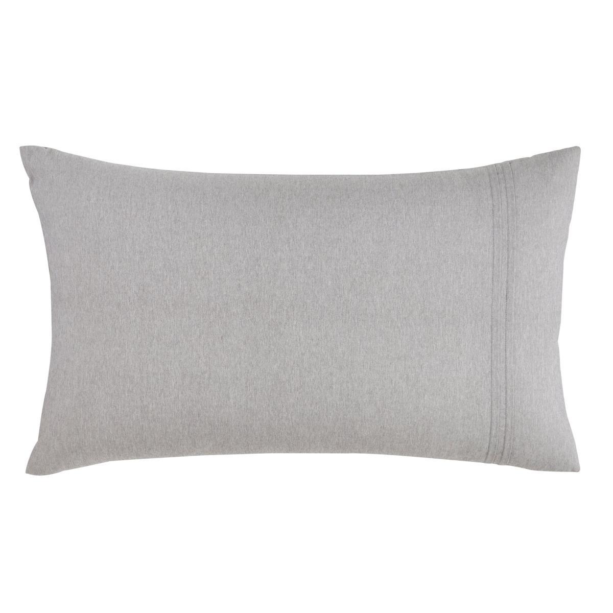 Denver Marl Grey Pintuck Duvet Cover and Pillowcase Set Grey – image 5
