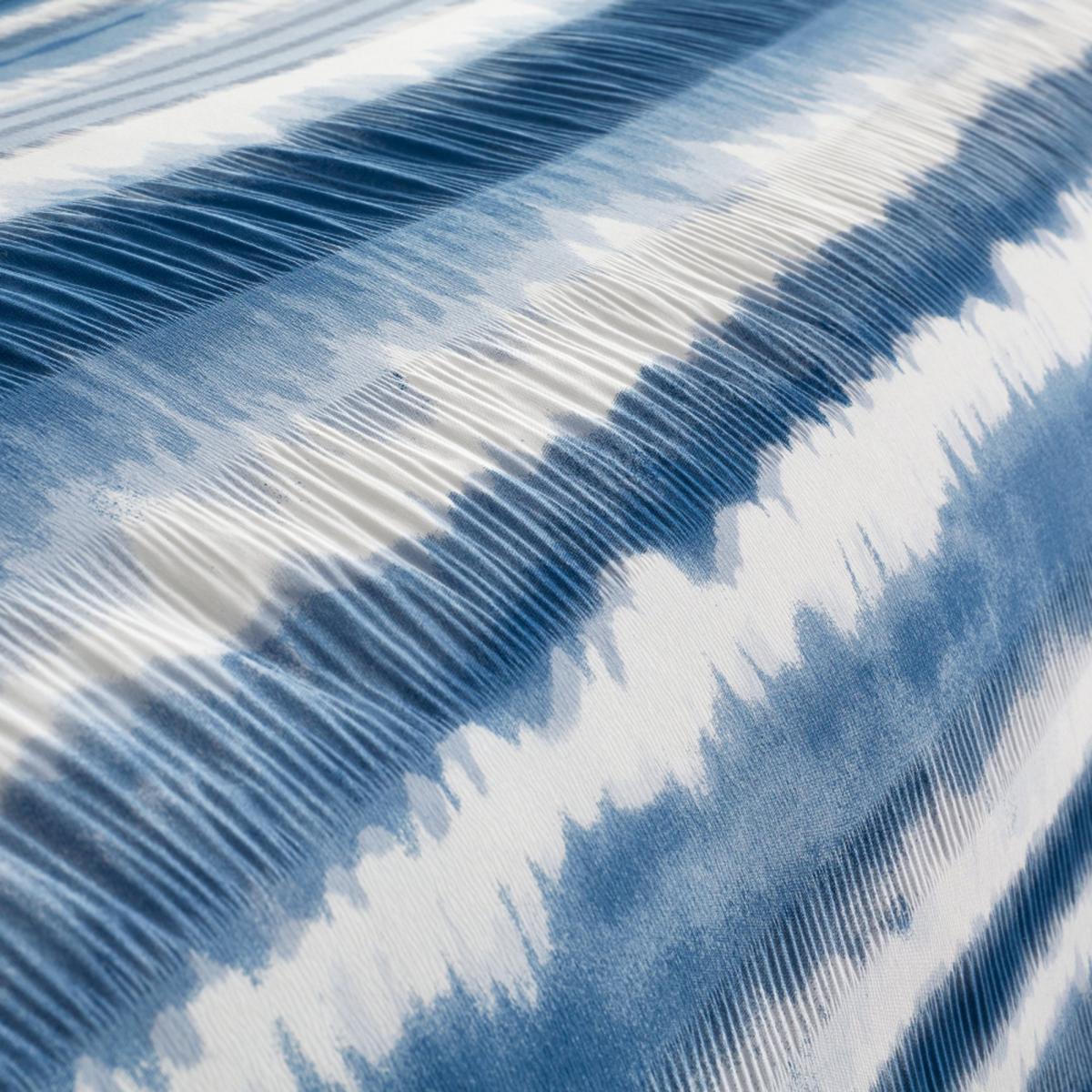 Catherine Lansfield Tie Dye Seersucker Blue Duvet Cover and Pillowcase Set Blue – image 4