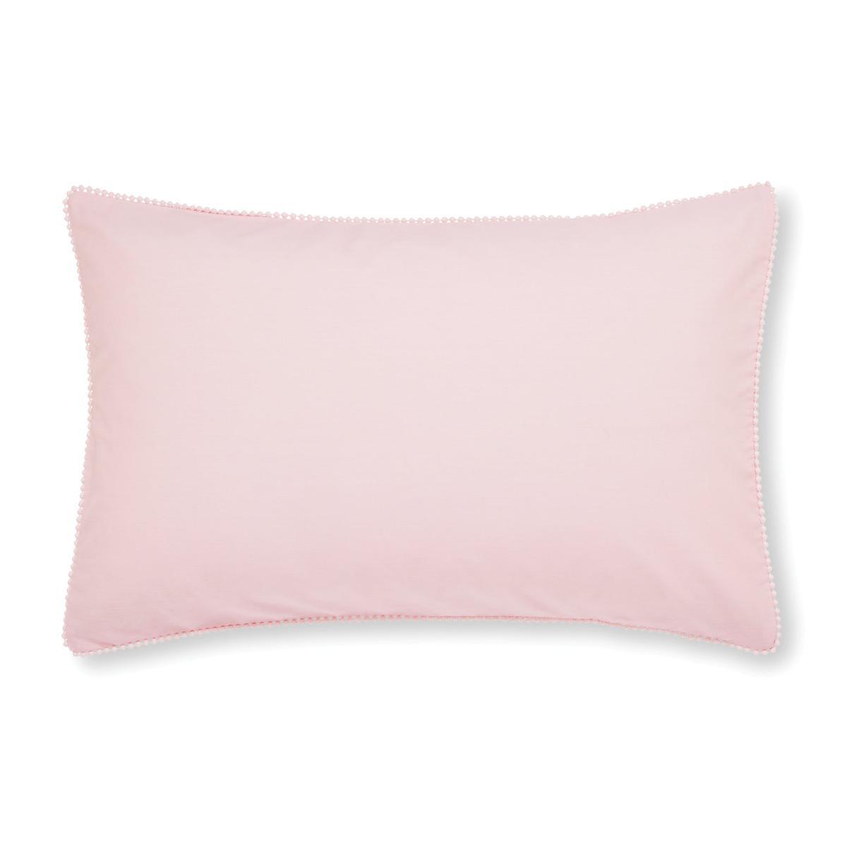 Edie Pink Pom Pom Duvet Cover and Pillowcase Set Blush – image 4