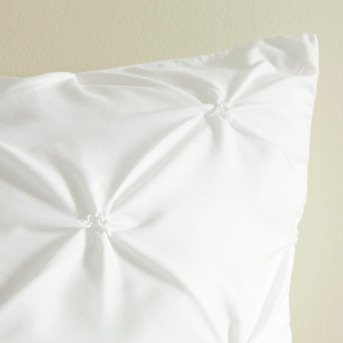 Irma Pinktuck Duvet Cover and Pillowcase Set White – image 4