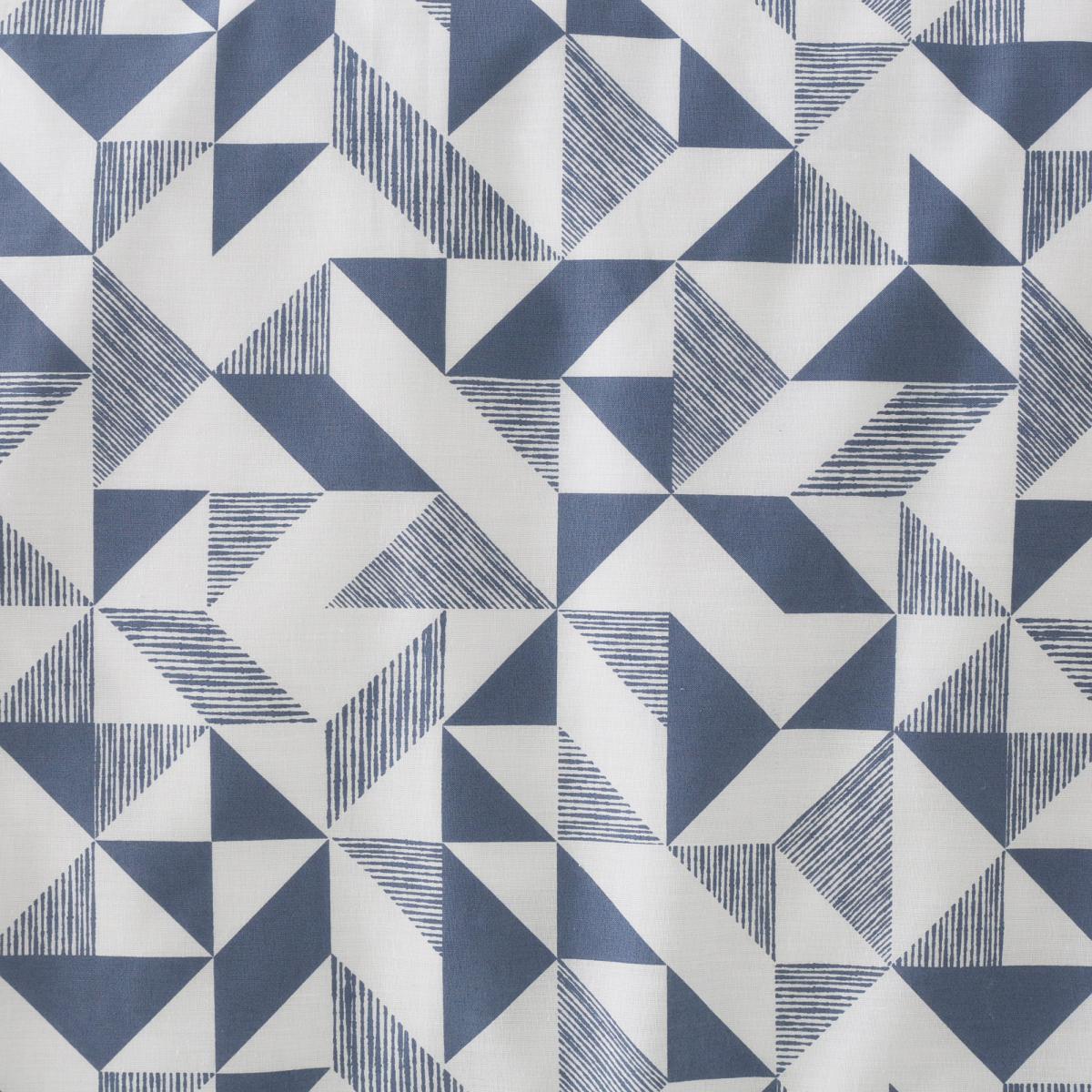 Elements Bako Reversible Geometric Blue Duvet Cover and Pillowcase Set Blue – image 6