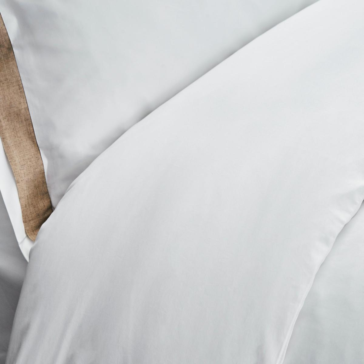 Dorma Purity Hemsby 300 Thread Count Cotton Sateen Duvet Cover and Pillowcase Set White – image 6
