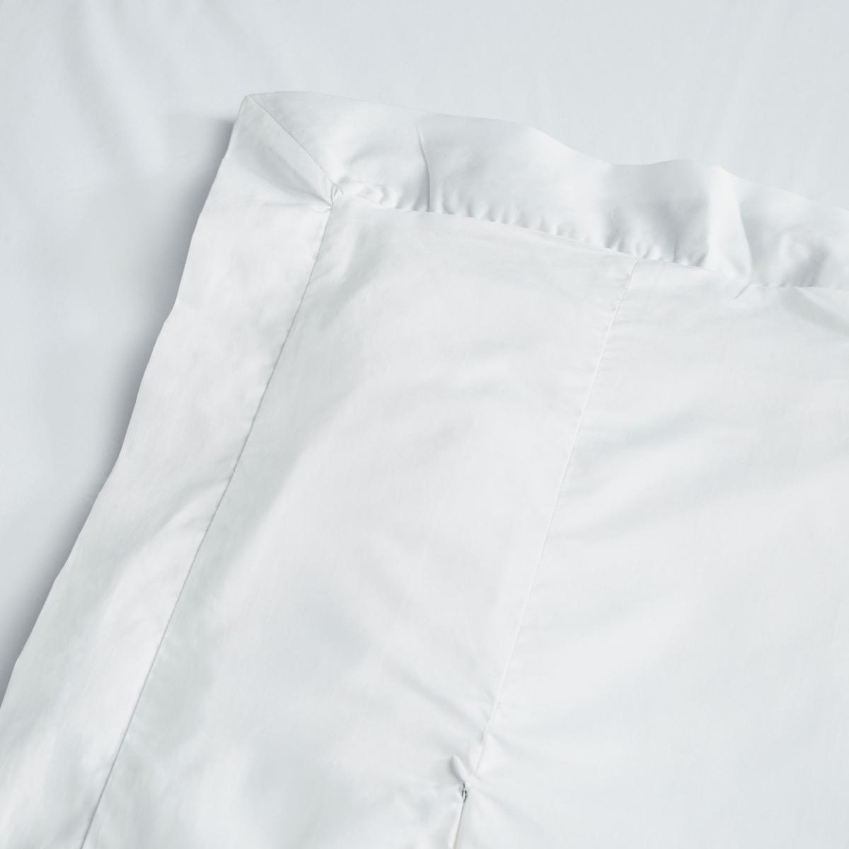 Dorma Purity Hemsby 300 Thread Count Cotton Sateen Duvet Cover and Pillowcase Set White – image 7