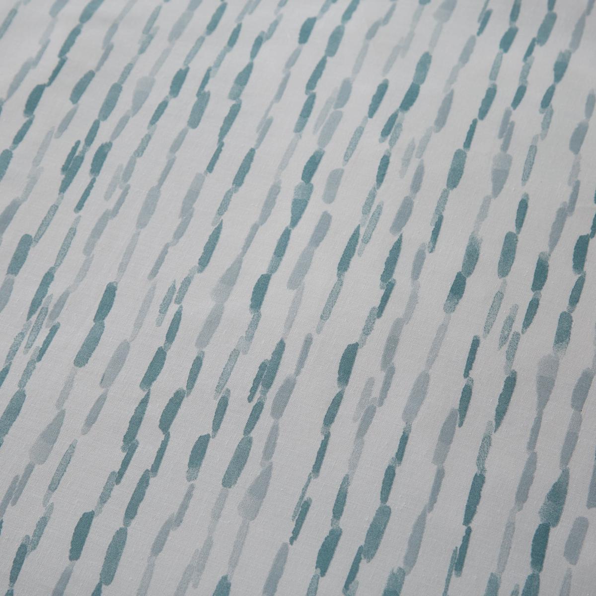 Waves Teal Reversible Duvet Cover and Pillowcase Set Teal Blue – image 4