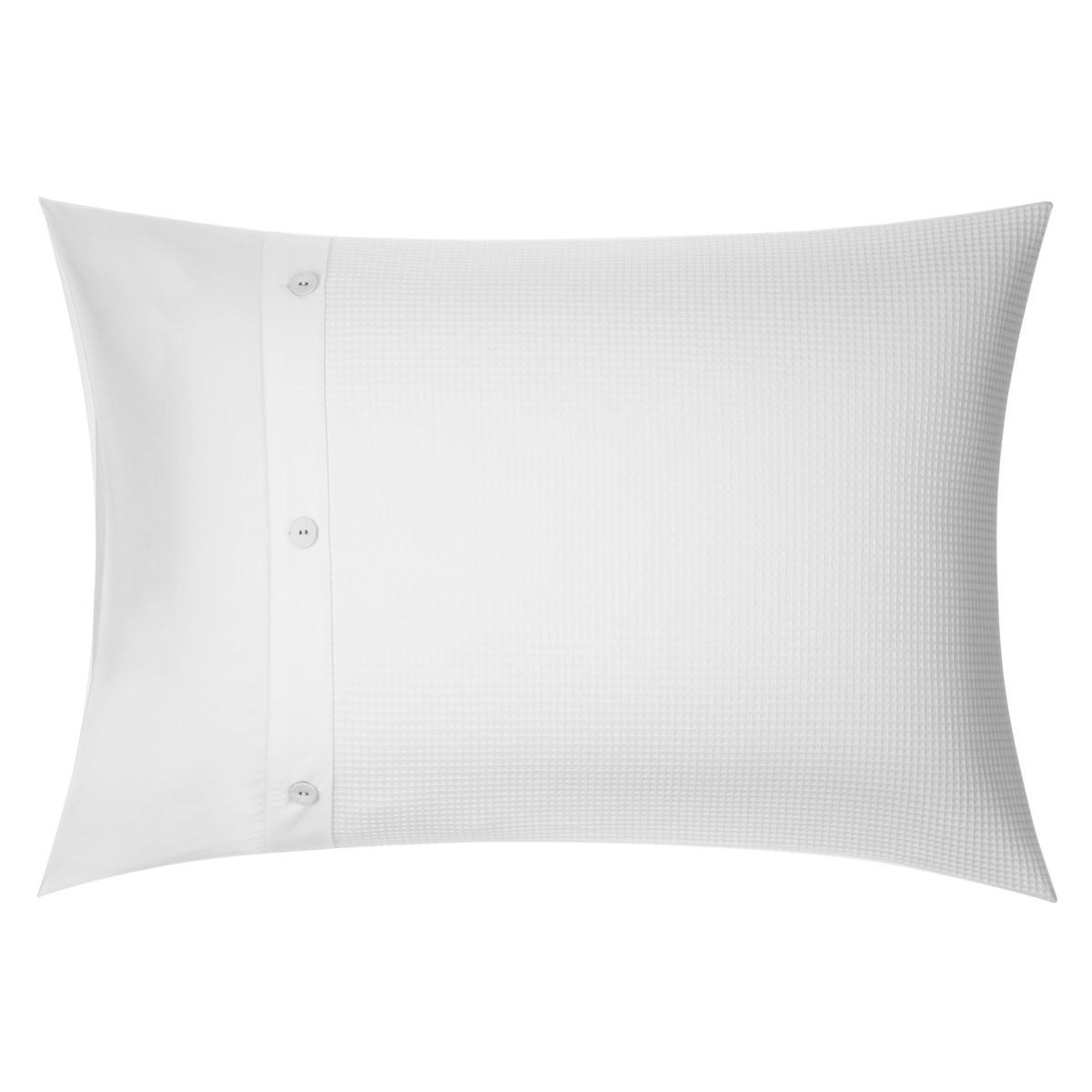 ANYDAY John Lewis & Partners Easy Care Bordered Waffle Duvet Cover Set, White – image 6