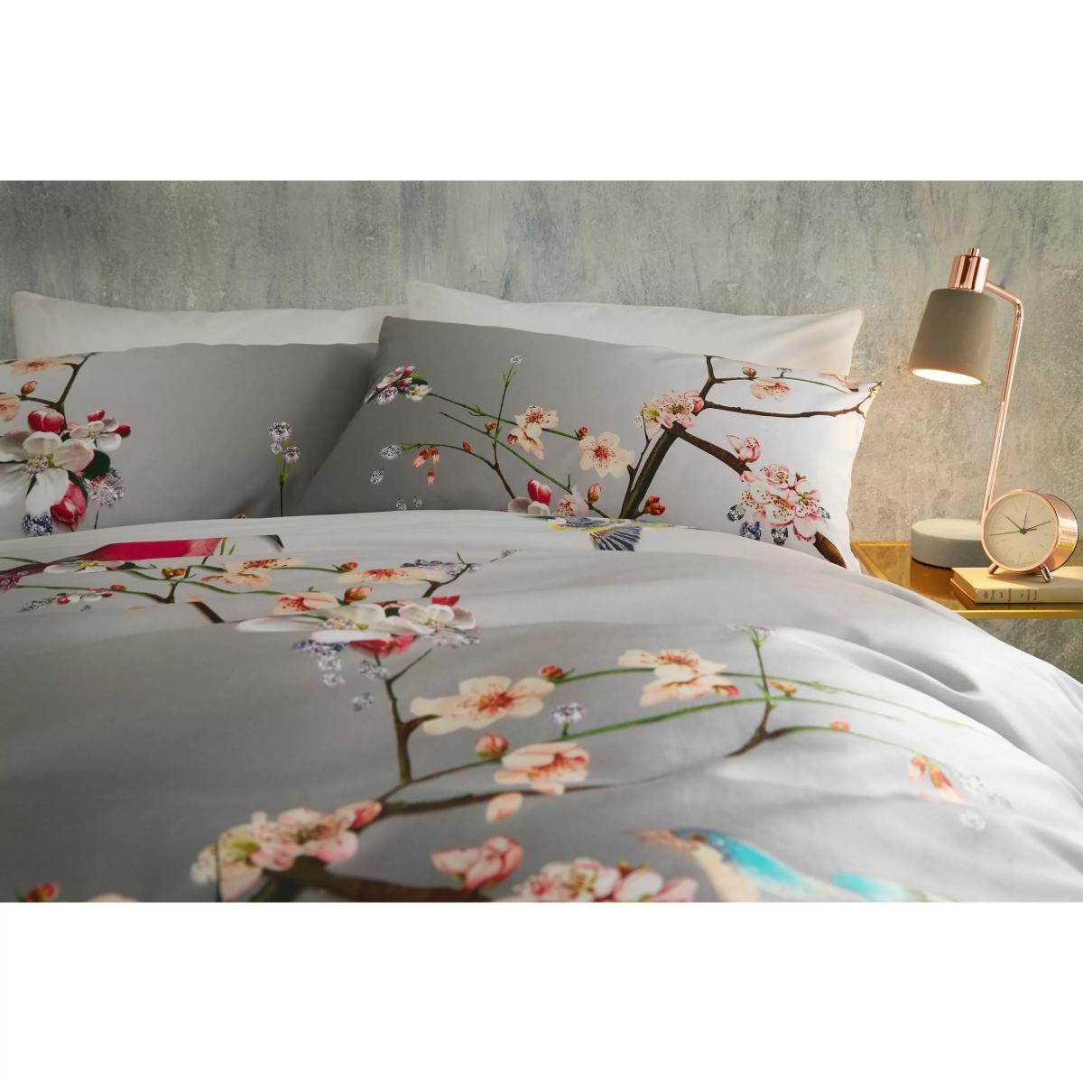Ted Baker Flight of the Orient Cotton Bedding, Grey – image 2