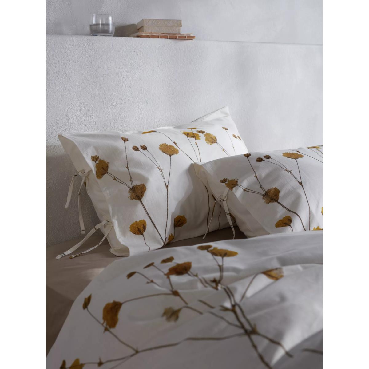 Mother of Pearl Floral Organic Cotton Duvet Cover Set – image 3