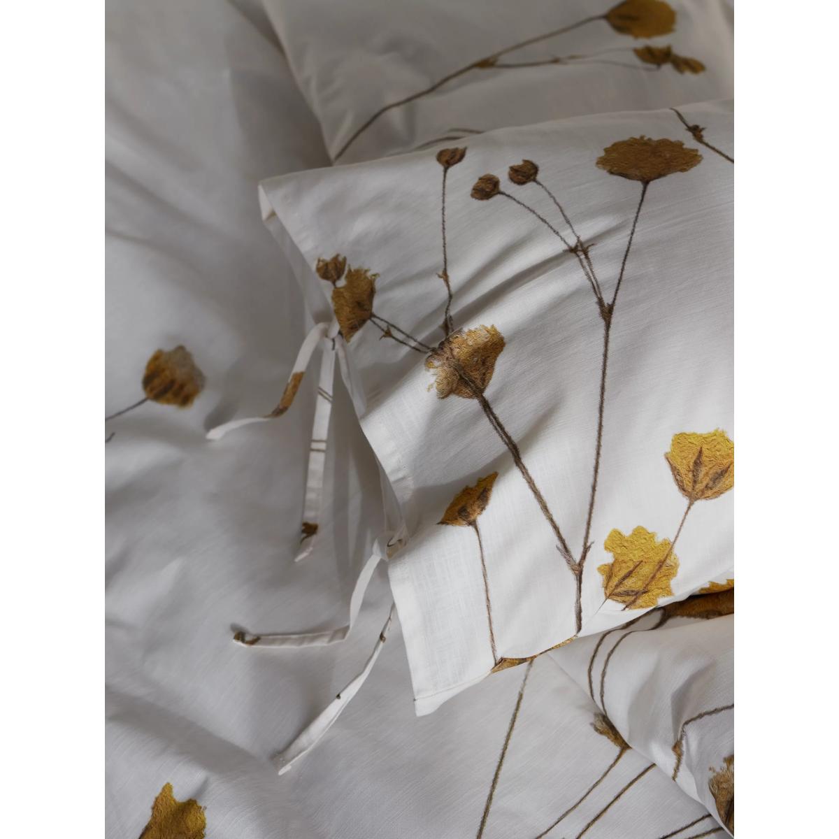 Mother of Pearl Floral Organic Cotton Duvet Cover Set – image 4