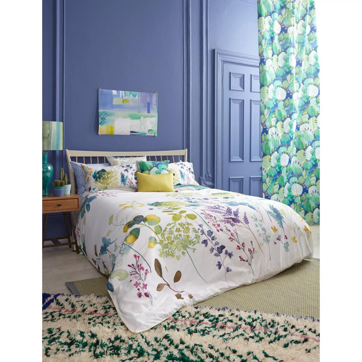 bluebellgray Botanical Print Cotton Duvet Cover and Pillowcase Set – image 2