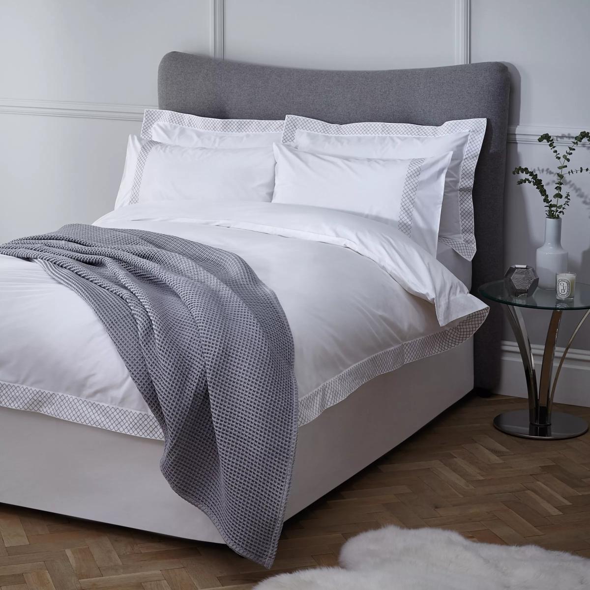 John Lewis & Partners Crisp and Fresh Rome Embroidered Cotton Bedding, White – image 4