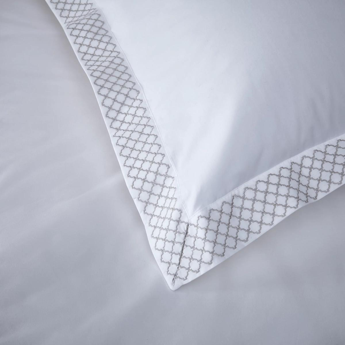John Lewis & Partners Crisp and Fresh Rome Embroidered Cotton Bedding, White – image 5