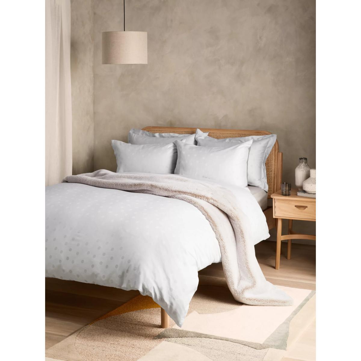 John Lewis & Partners Spotty Jacquard Bedding – image 1