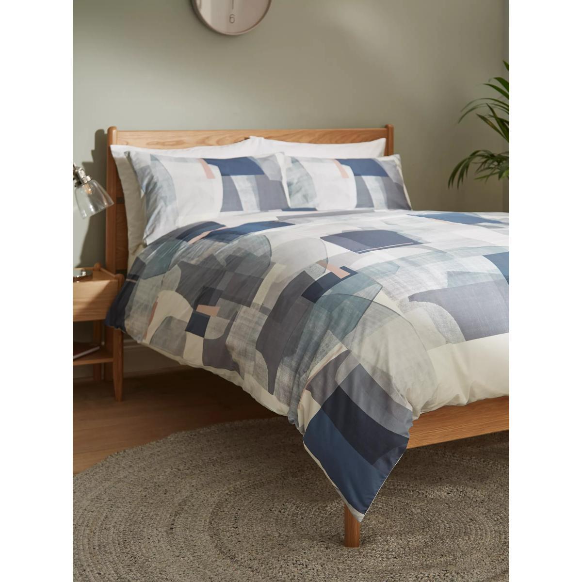 Design Project by John Lewis No.198 Bedding, Blue / Multi – image 2