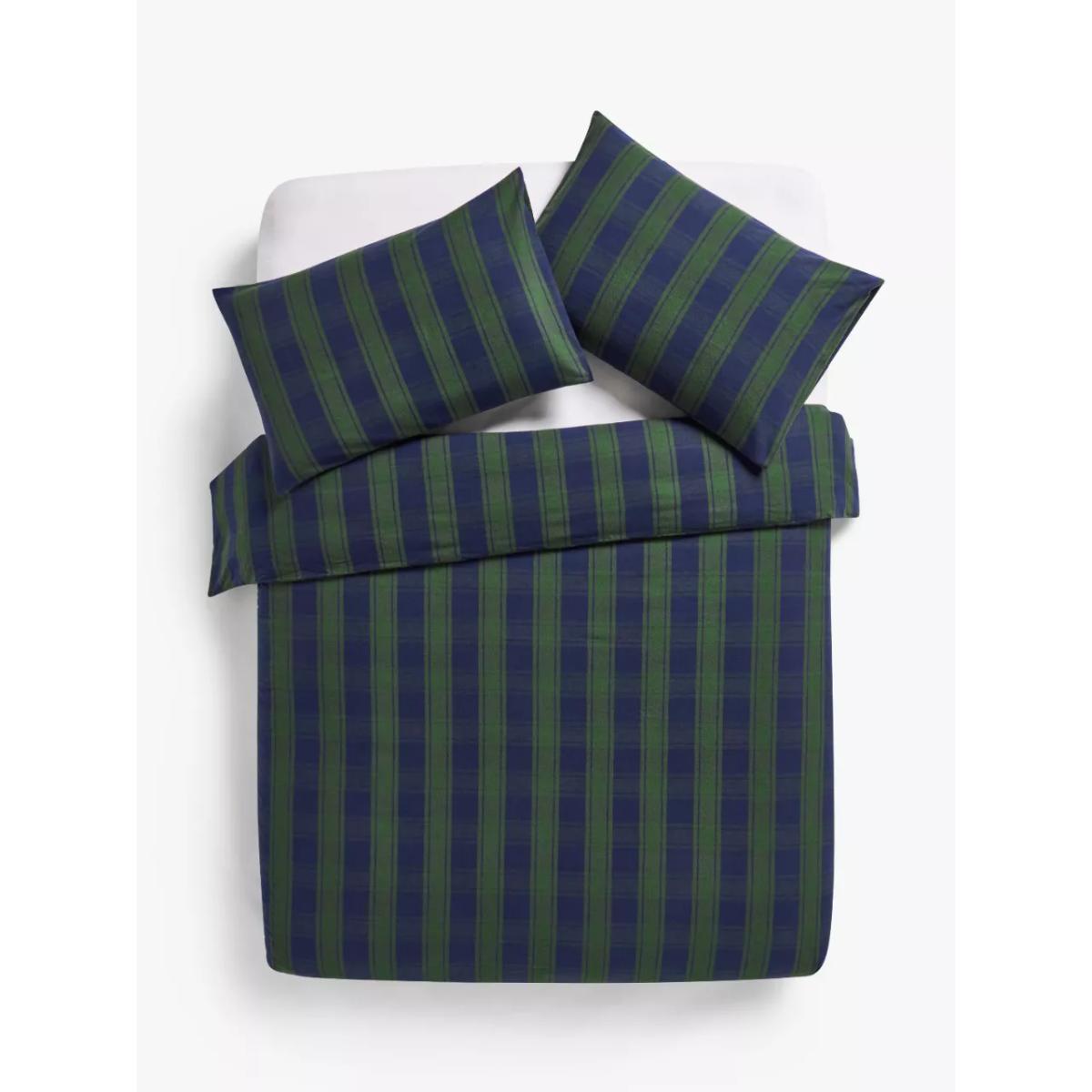 John Lewis Brushed Check Duvet Cover Set – image 2