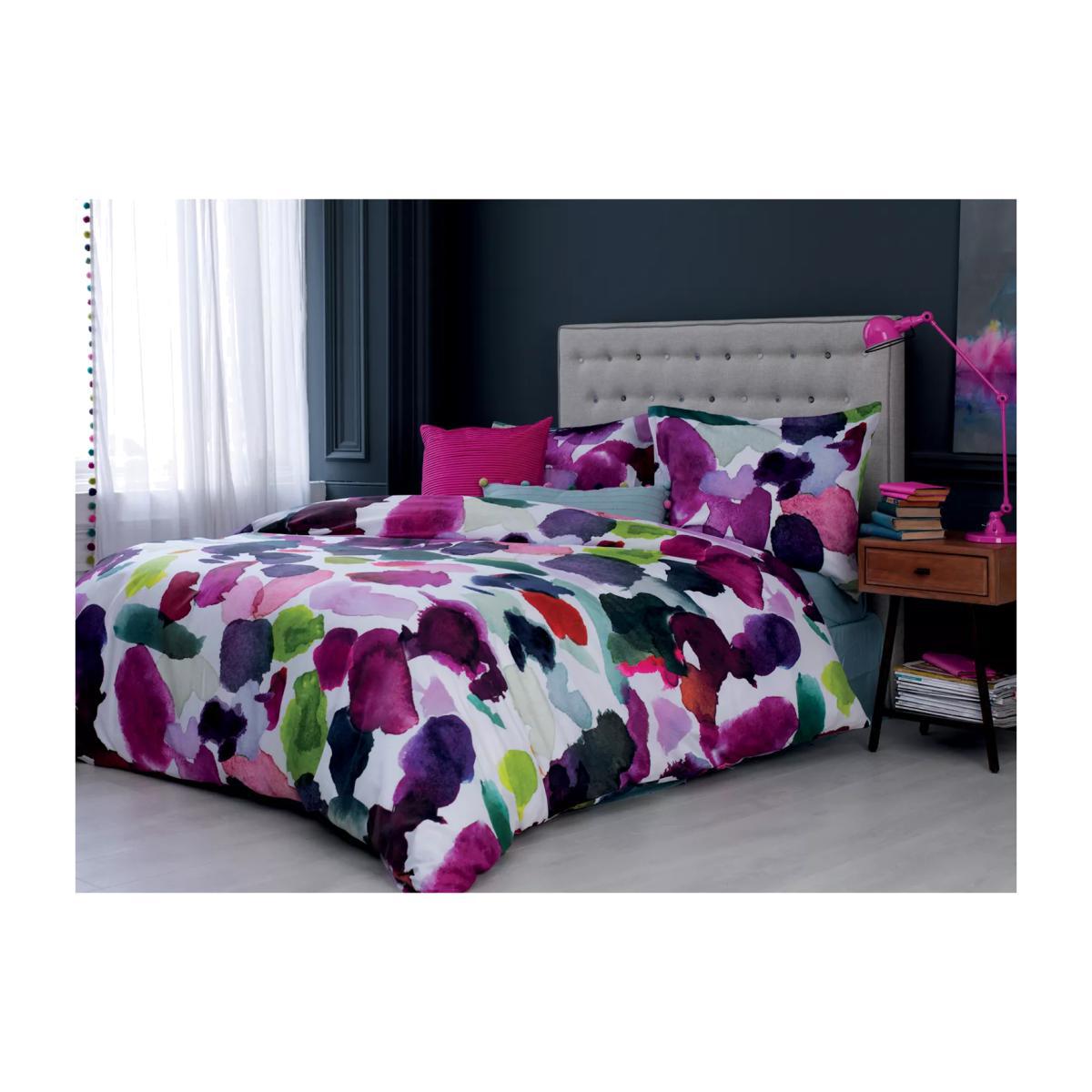 bluebellgray Abstract Cotton Duvet Cover and Pillowcase Set – image 1