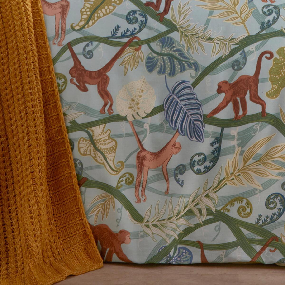 Monkey Forest Duvet Cover & Pillowcase Set – image 3