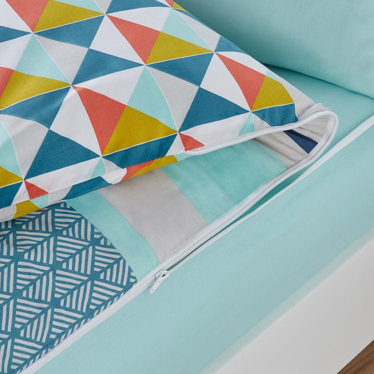 Zachary Geometric Cotton Ready-For-Bed Set Without Duvet – image 2