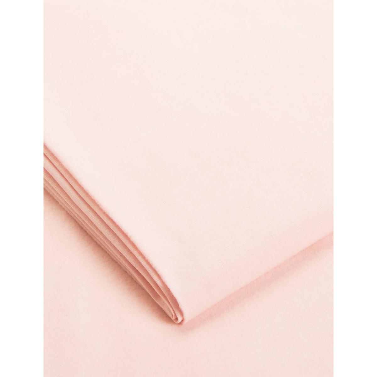 M&S Pure Cotton Brushed Fitted Sheet - 6FT - Blush, Blush,Biscuit,Grey Marl,White,Charcoal,Ginger,Sand – image 3