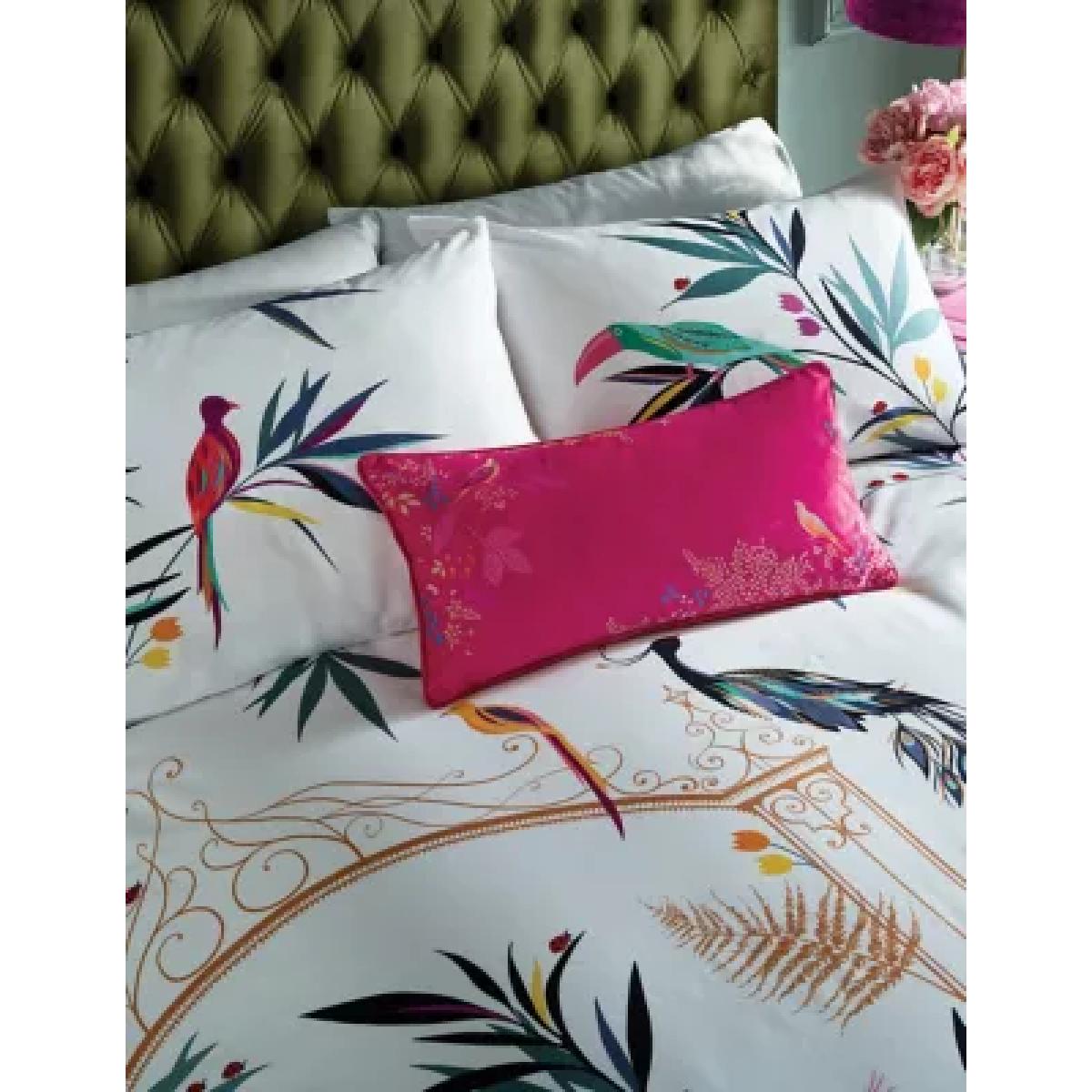 M&S Sara Miller Pure Cotton Enchanted Gate Bedding Set - 6FT - Light Blue Mix, Light Blue Mix – image 1