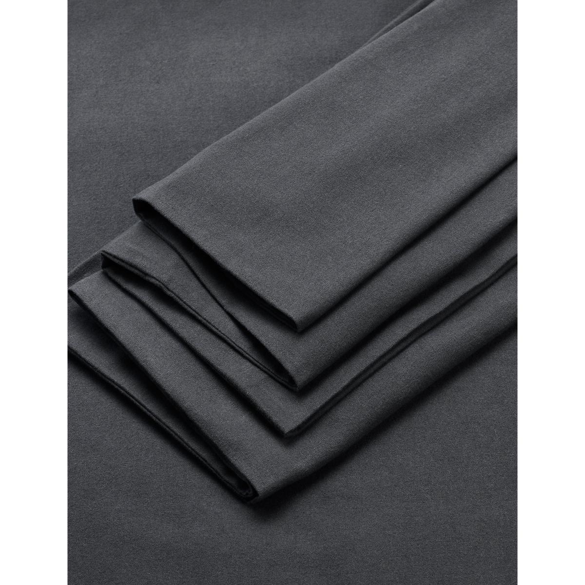 M&S Pure Brushed Cotton Bedding Set - DBL - Sand, Sand – image 2