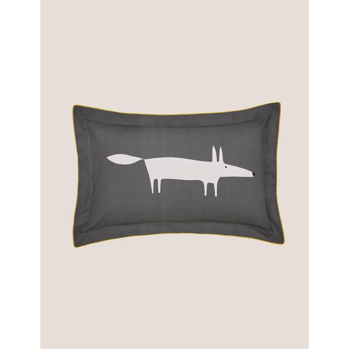 M&S Scion Pure Cotton Mr Fox Bedding Set - 6FT - Charcoal, Charcoal – image 4