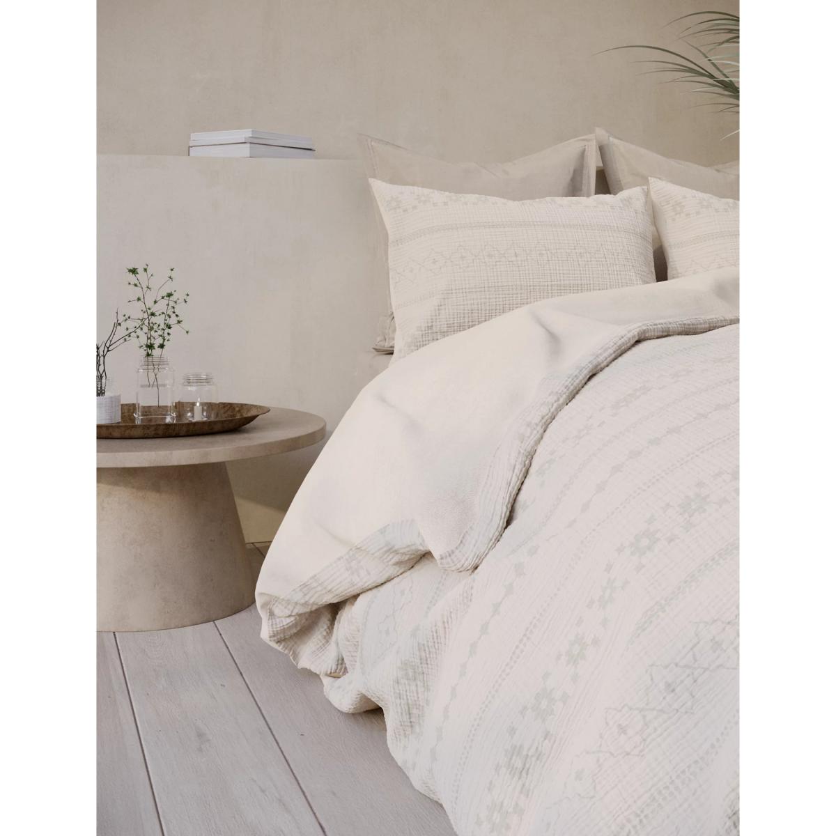 M&S X Fired Earth  Marrakech El Hara Jacquard Bedding Set - 5FT - Malm, Malm,Dover Cliffs,Pompeiian Red – image 7