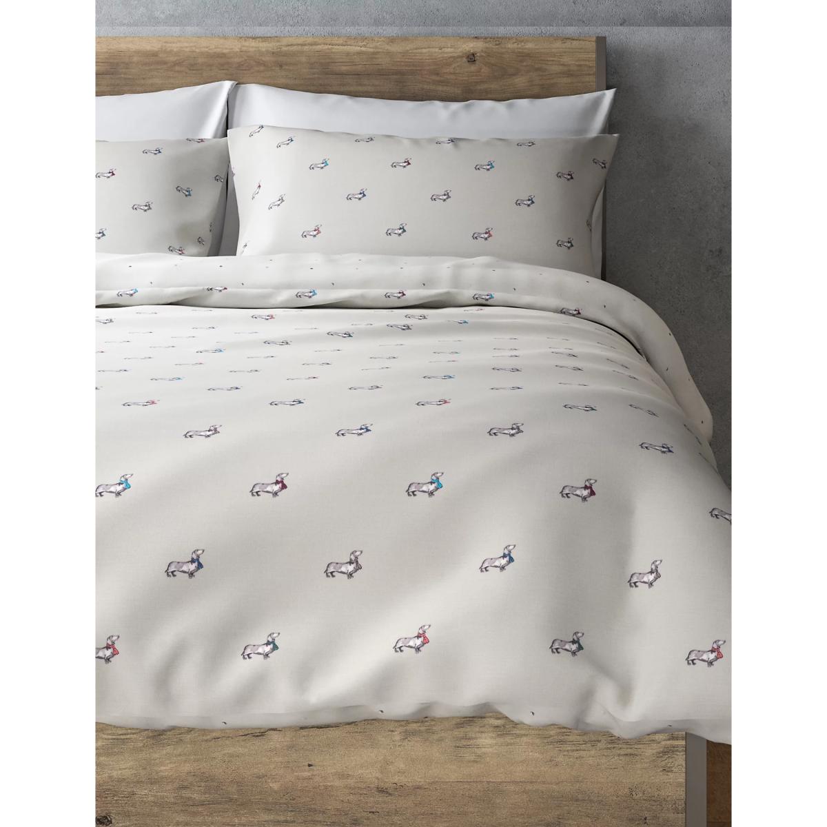 M&S Margo Sausage Dog Bedding Set - 6FT - Grey, Grey – image 4