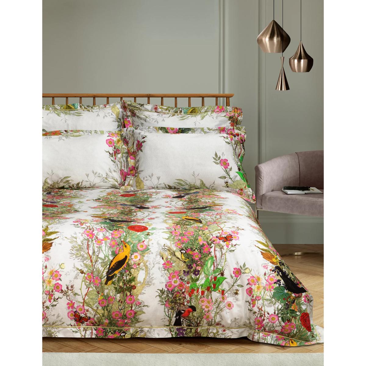 Timorous Beasties  Pure Cotton Fruit Looters Bedding Set - 6FT - Multi, Multi – image 2