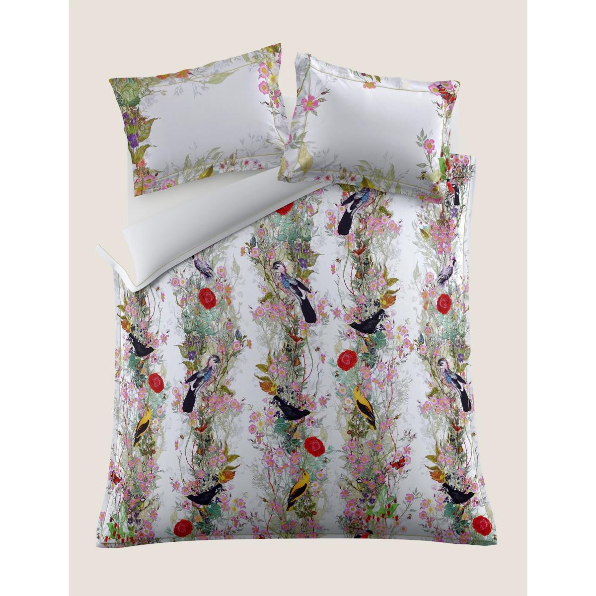 Timorous Beasties  Pure Cotton Fruit Looters Bedding Set - 6FT - Multi, Multi – image 3