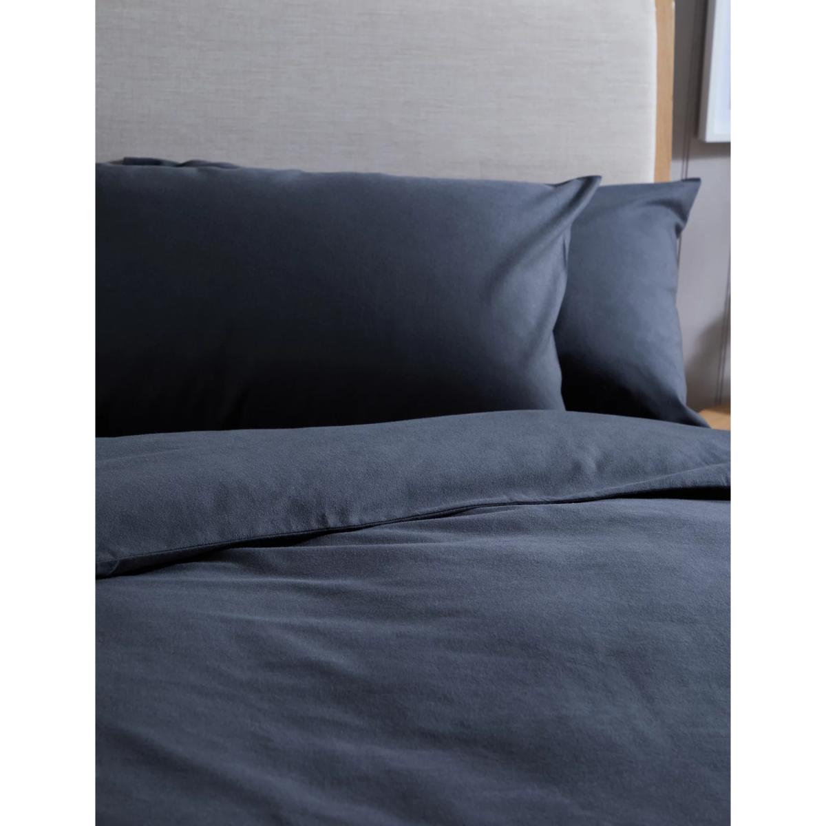 M&S Pure Brushed Cotton Bedding Set - 5FT - White, White,Sand – image 5