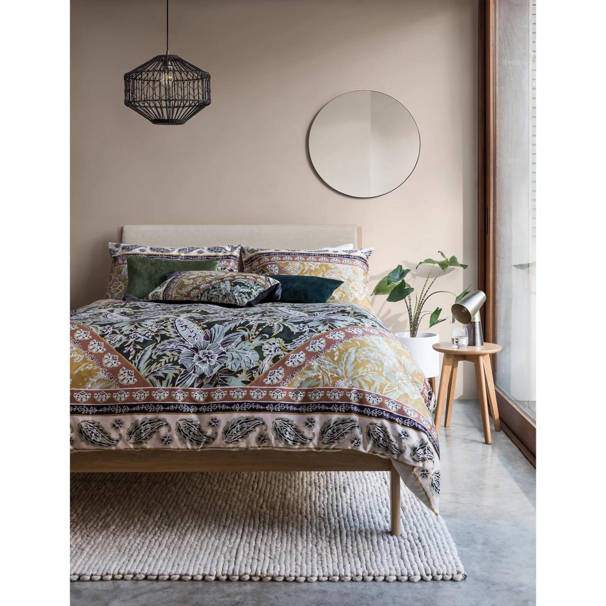 M&S Pure Cotton Tropical Paisley Bedding Set - 5FT - Multi, Multi – image 2